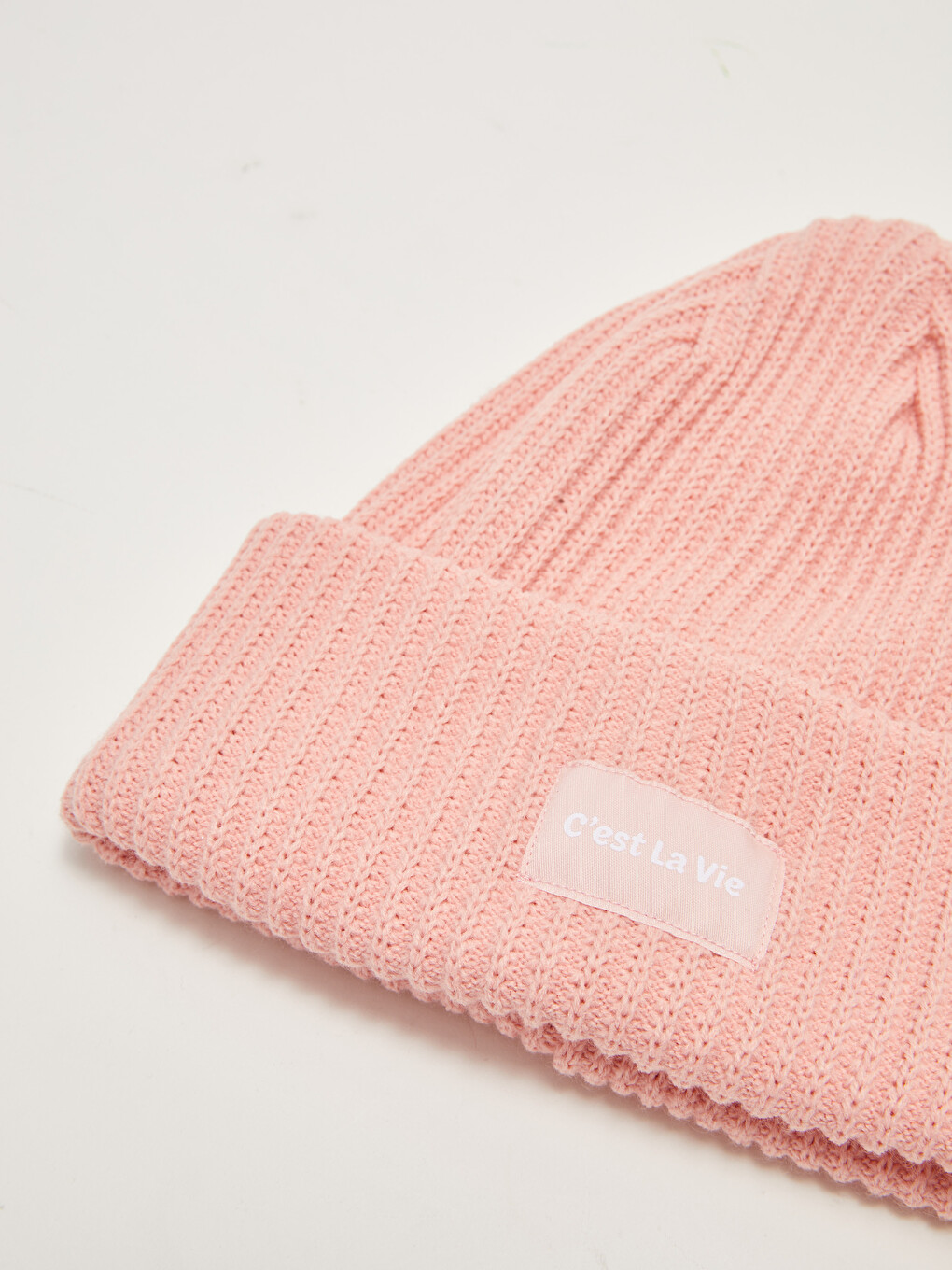 Label Printed Women's Tricot Beret-3