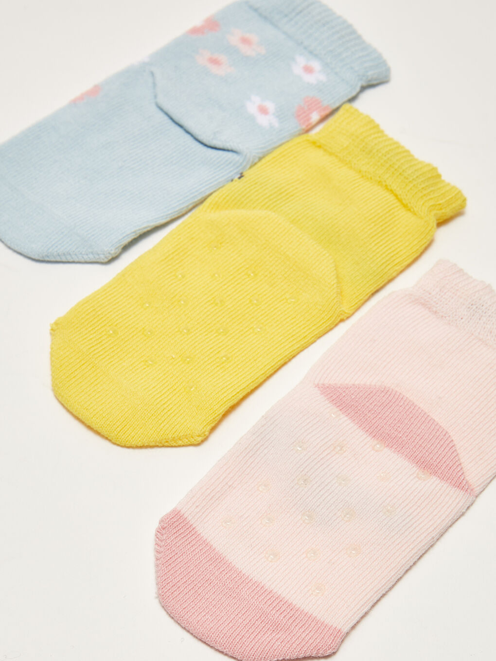 Комплект из 3-х пар носков до щиколотки с принтом для малышек девочек-3