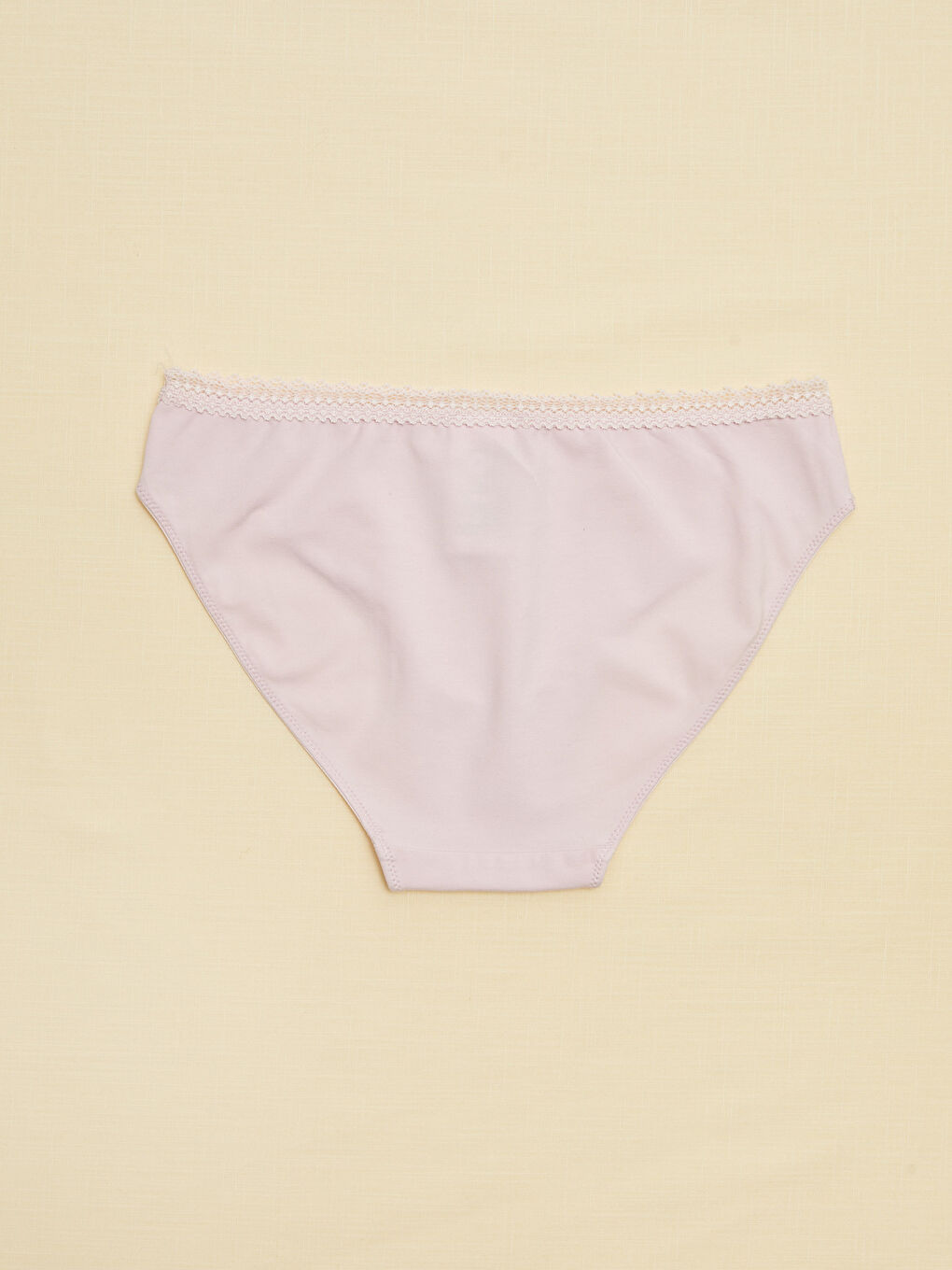 Lace Detailed Bikini Knickers-1