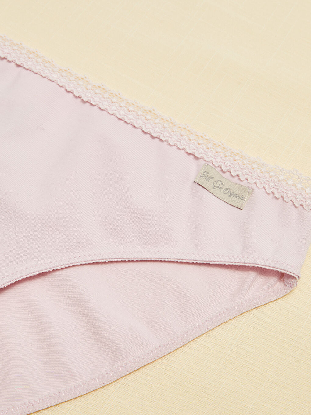 Lace Detailed Bikini Knickers-2