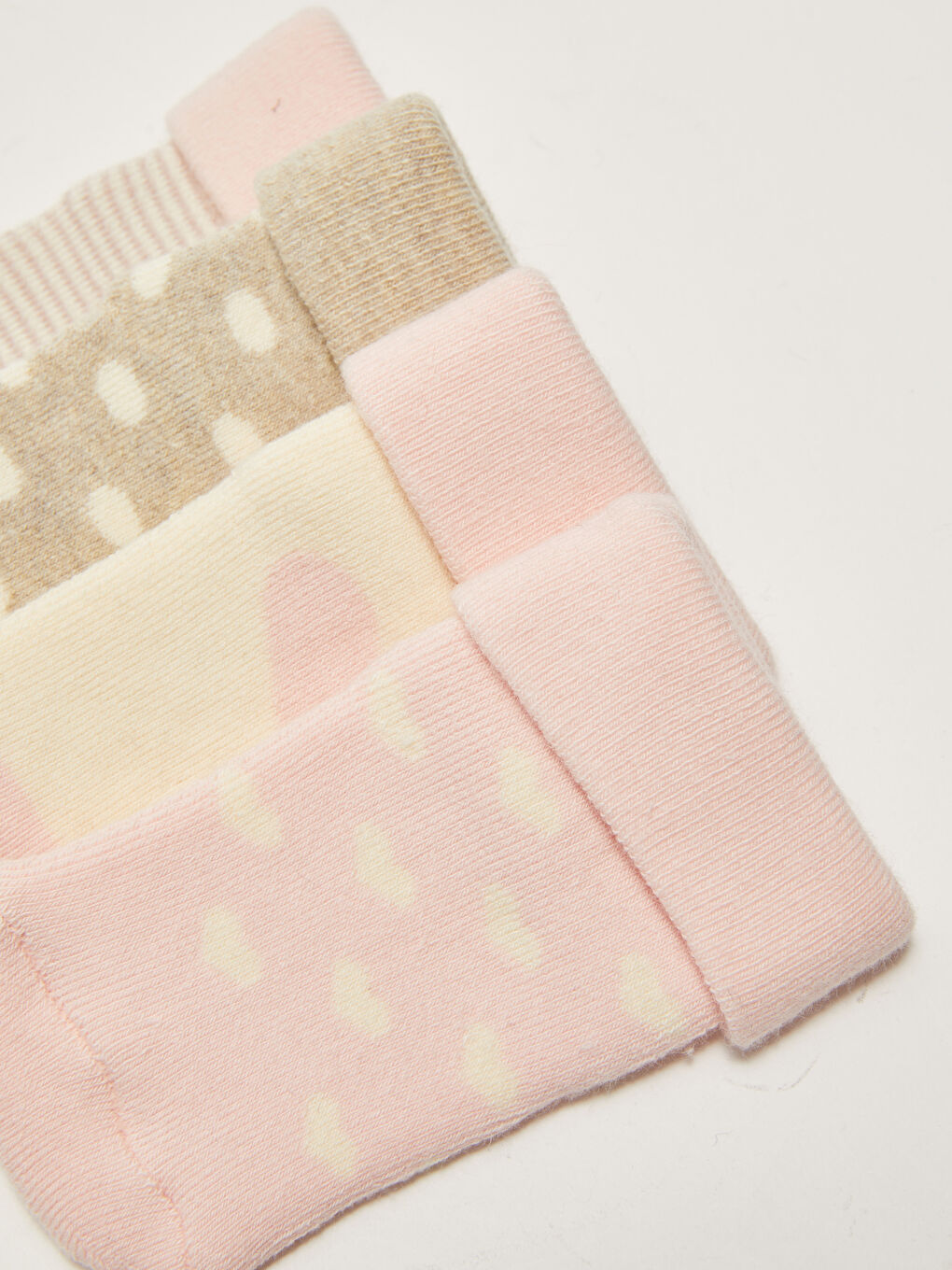 Patterned Baby Girl Thick Socks 4 Pack-2