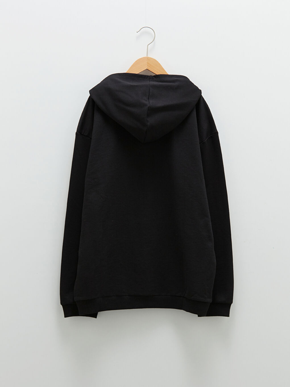 Толстовка на блискавці з капюшоном, з принтом, довгий рукав, для дівчаток-1