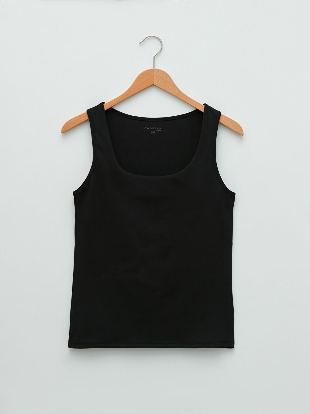 U Neck Plain Strappy Women's Tank Top-5