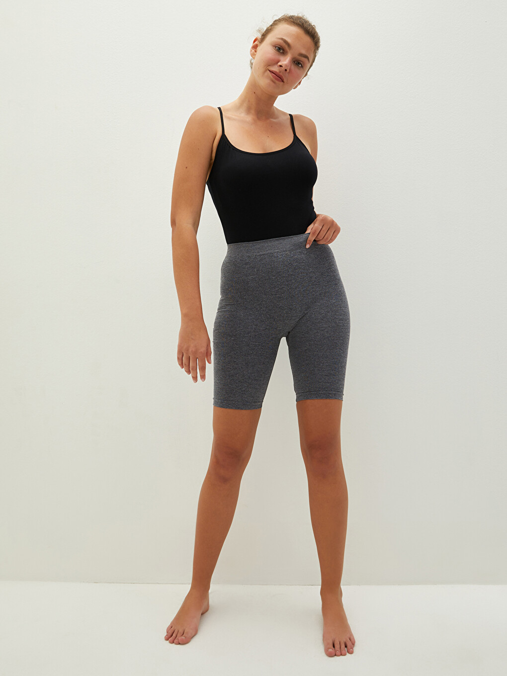 U-neck Strap Women's Snap Fastener Body-2