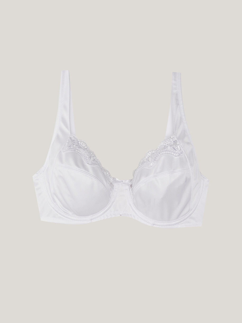 Underwire Lace Detailed Non-Padded Bra