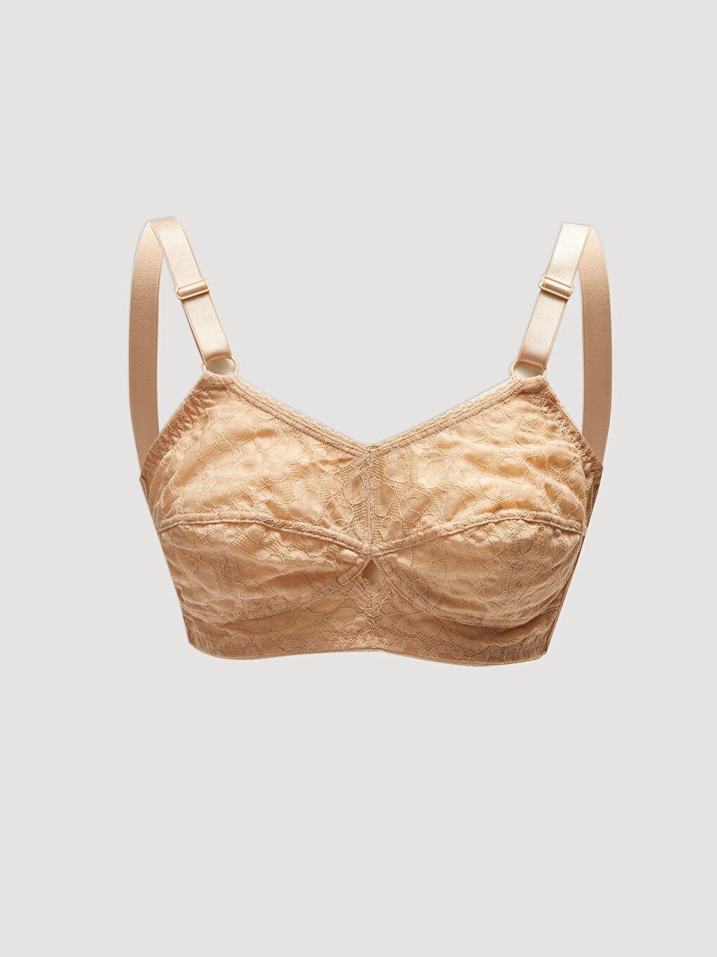 LCW DREAM Non-Wired Non Padded Lace Minimizer Bra -W19381Z8-D0P