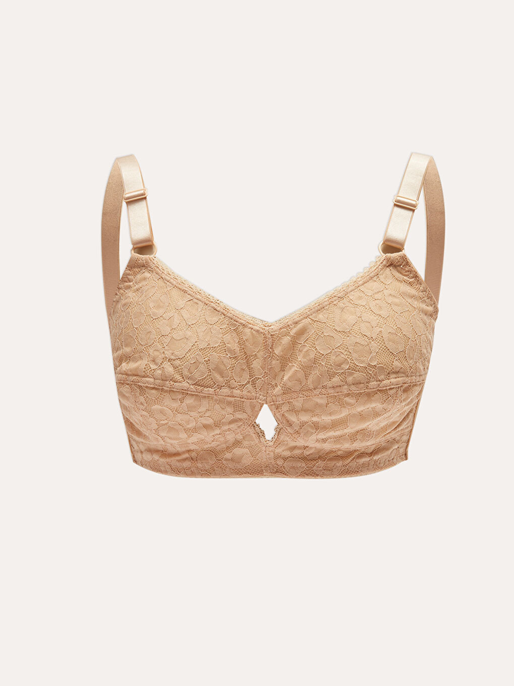 LCW DREAM Non-Wired Non Padded Lace Minimizer Bra -W19381Z8-D0P