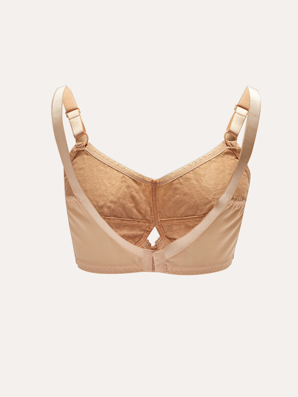 LCW DREAM Non-Wired Non Padded Lace Minimizer Bra -W19381Z8-D0P