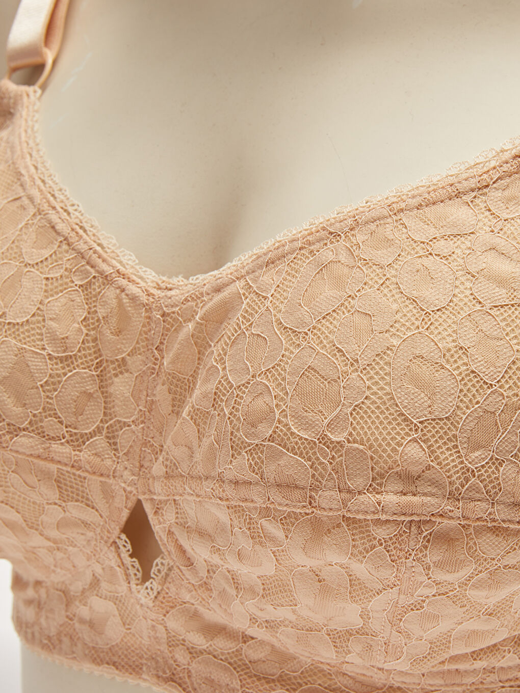 LCW DREAM Non-Wired Non Padded Lace Minimizer Bra -W19381Z8-D0P