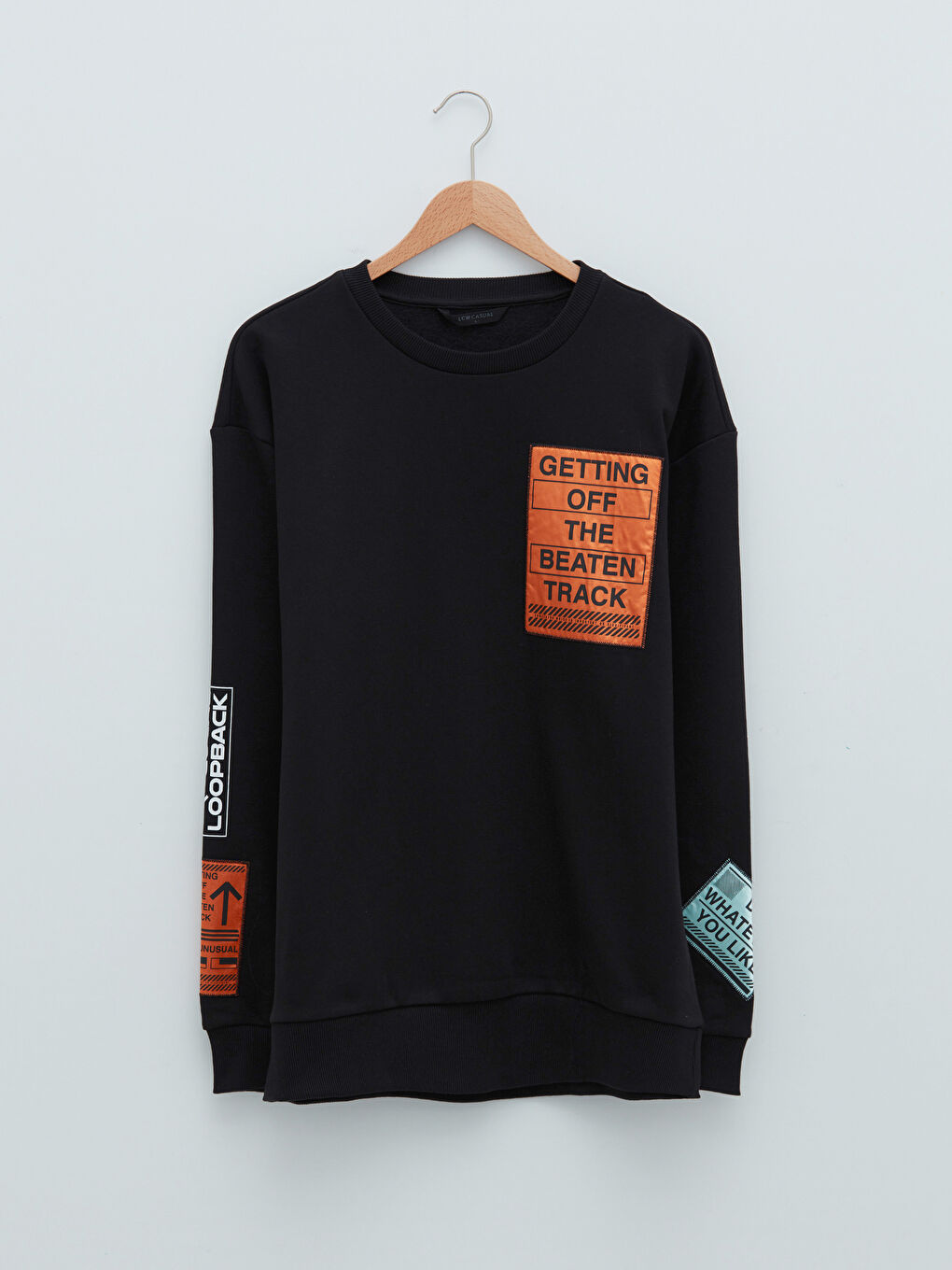 Muškarac CRNA Majica s kapuljačom/Dukserica-5