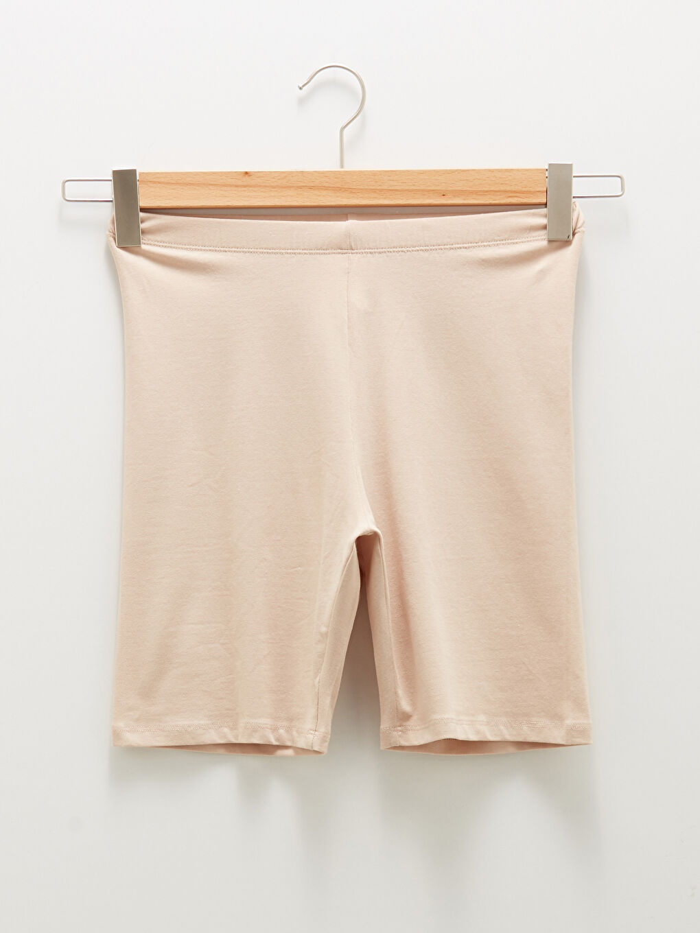 Pembe Beli Lastikli Düz Jüpon-6