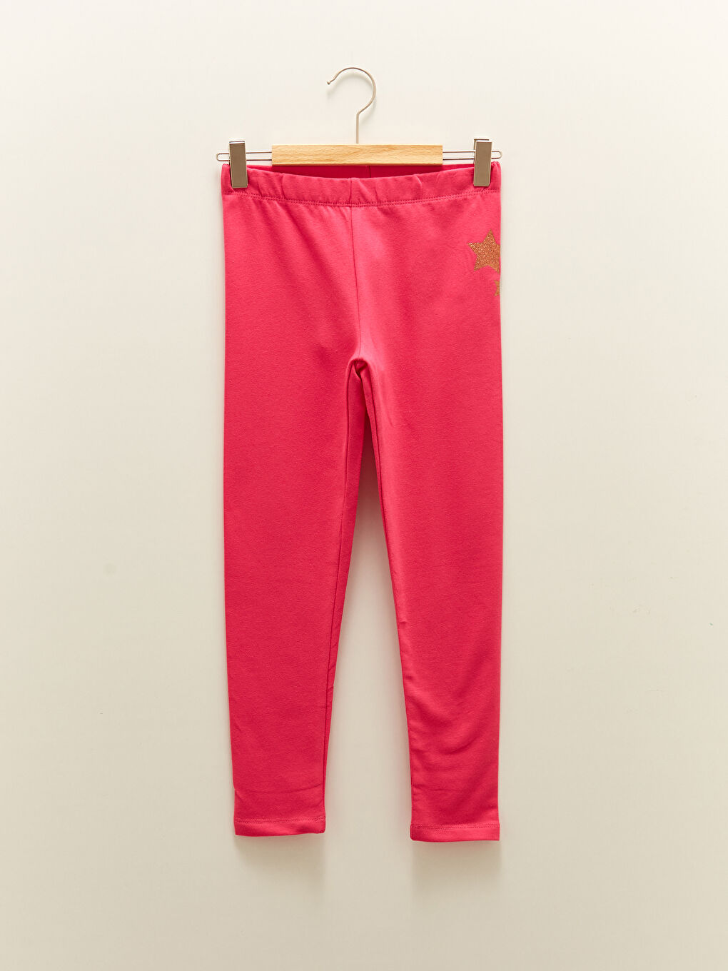 Elastic Waist Printed Cotton Girl Long Tights