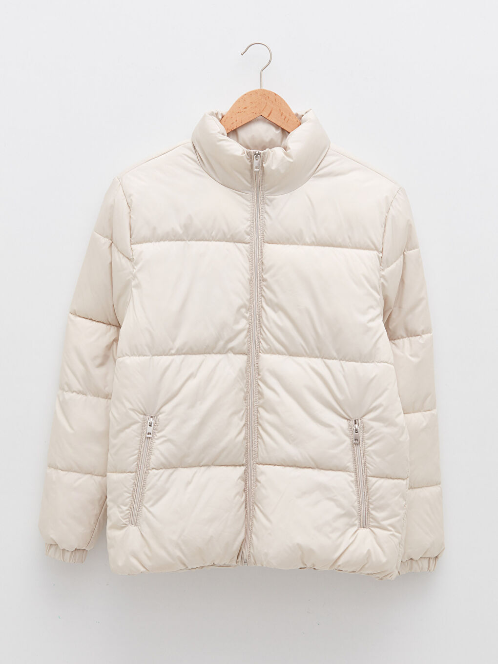 Manteau Bouffant à Col Cheminée Svelte pour Hommes-6