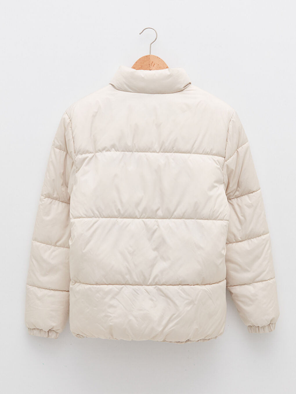 Manteau Bouffant à Col Cheminée Svelte pour Hommes-7