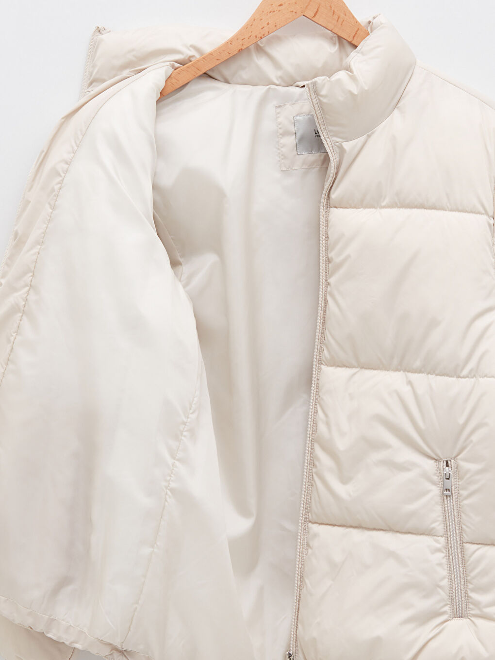 Manteau Bouffant à Col Cheminée Svelte pour Hommes-8