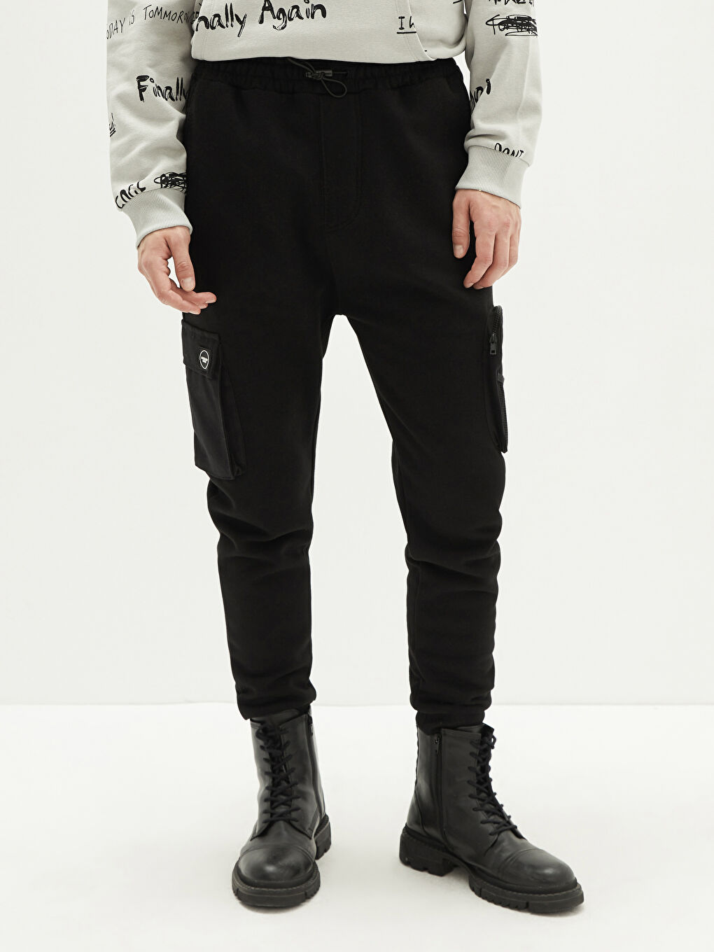 XSIDE Schlanke Passform Herren Jogger-Sweatpants -W19473Z8-CVL