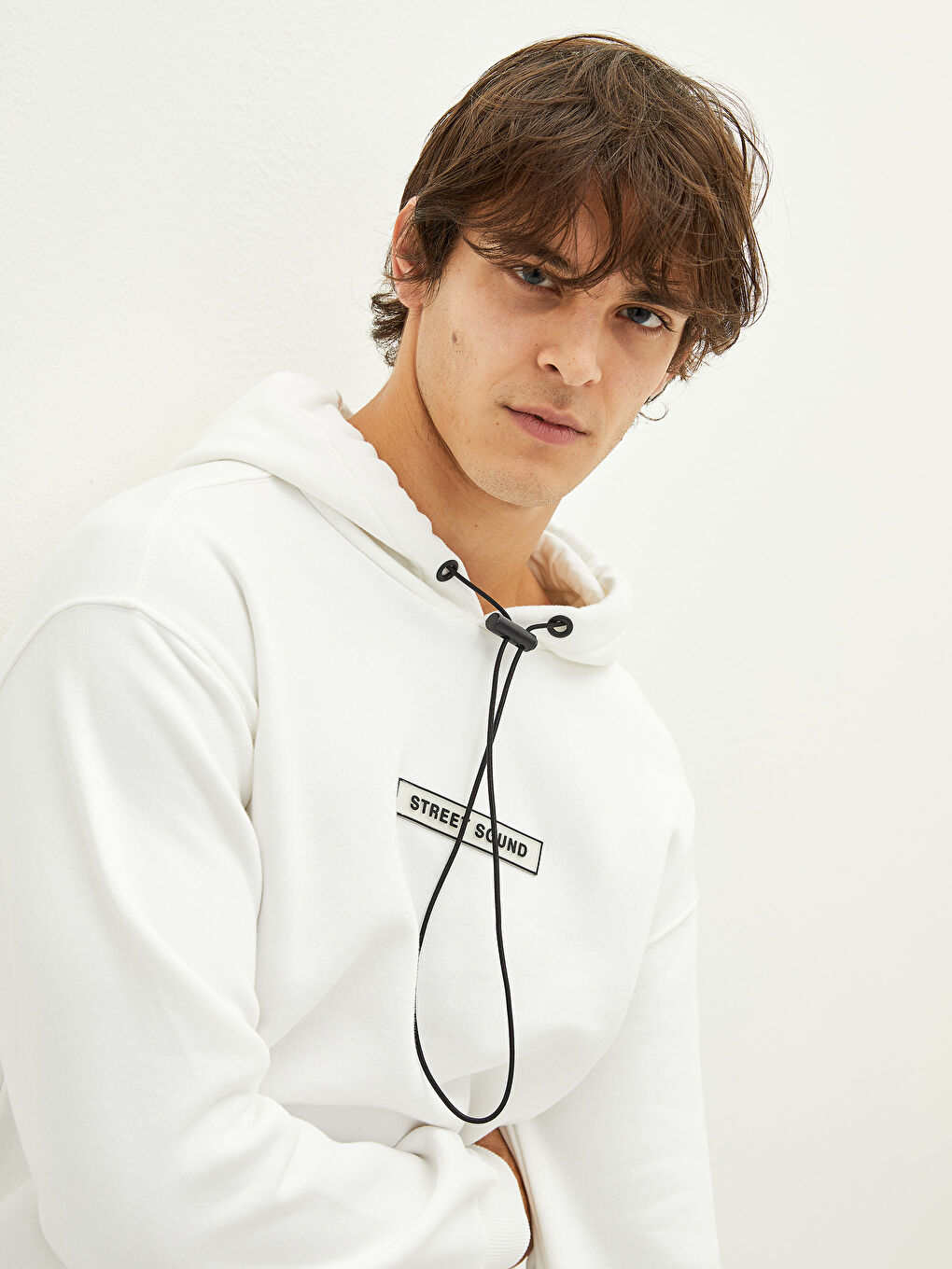 Long Sleeve Printed Thick Men's Thick Hoodie-5