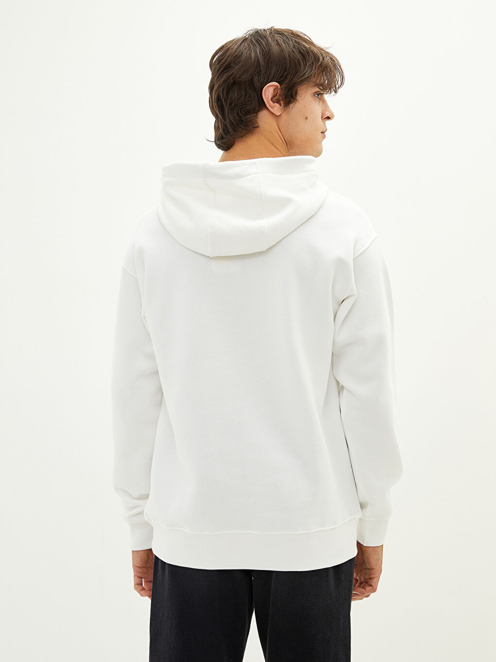 Long Sleeve Printed Thick Men's Thick Hoodie-7