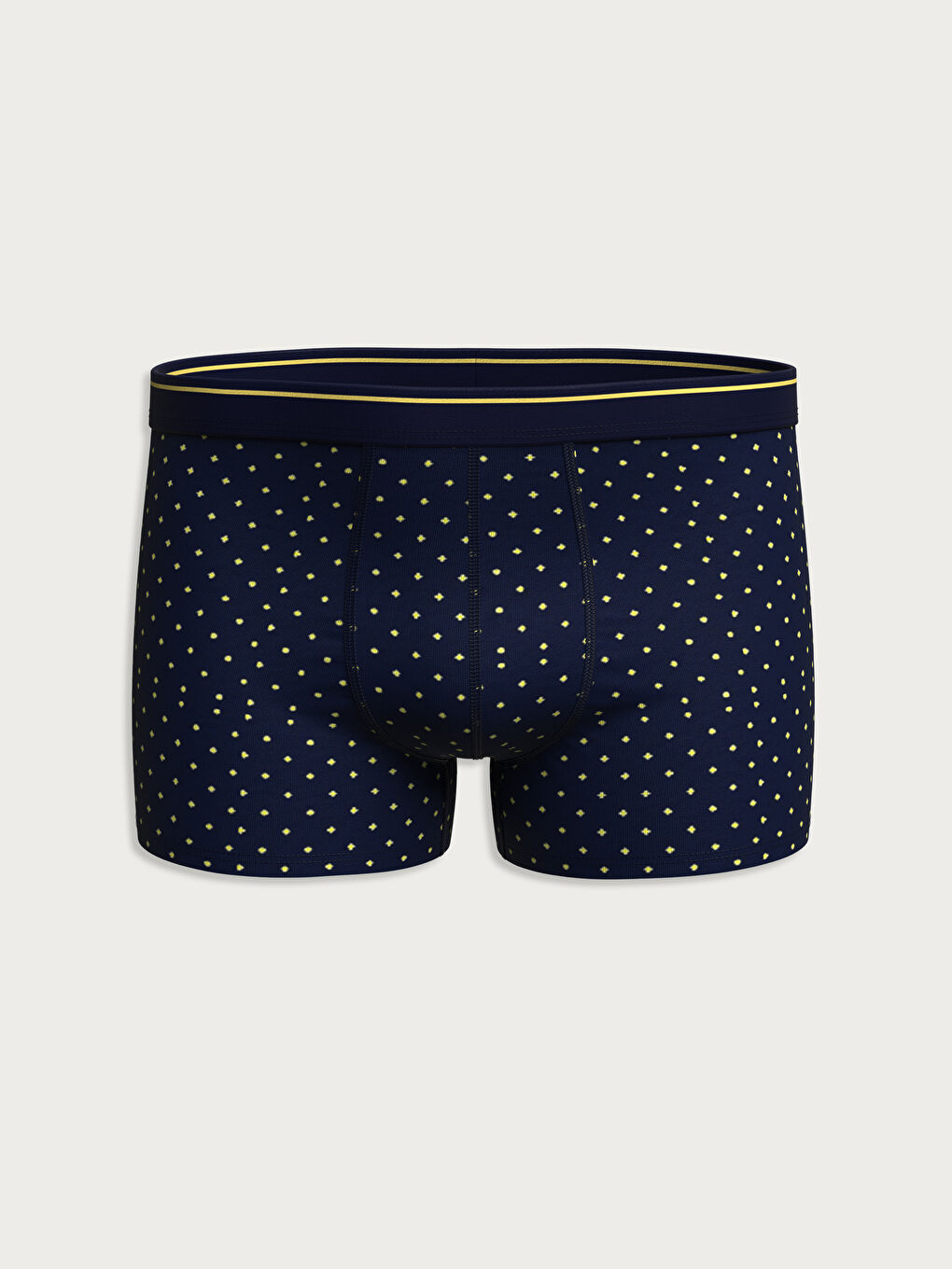 Lacivert Standart Kalıp Pamuklu Esnek Erkek Boxer 3'lü-1