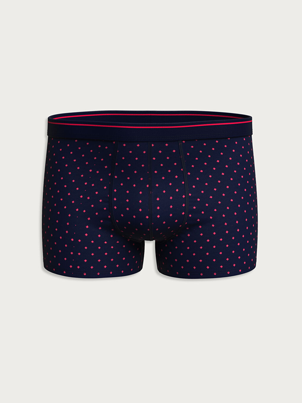 Lacivert Standart Kalıp Pamuklu Esnek Erkek Boxer 3'lü-2