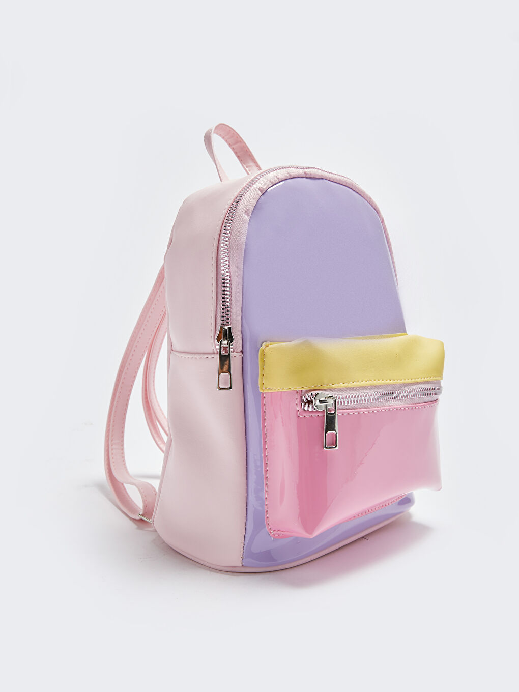Girls Color Block Backpack-1