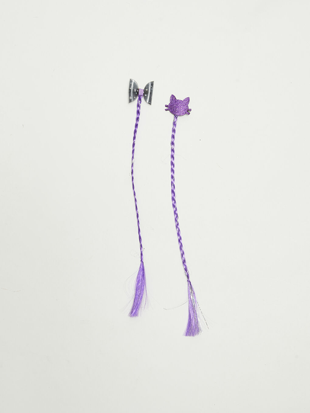 Girl's Shiny Braided Hairpin 2-Pack