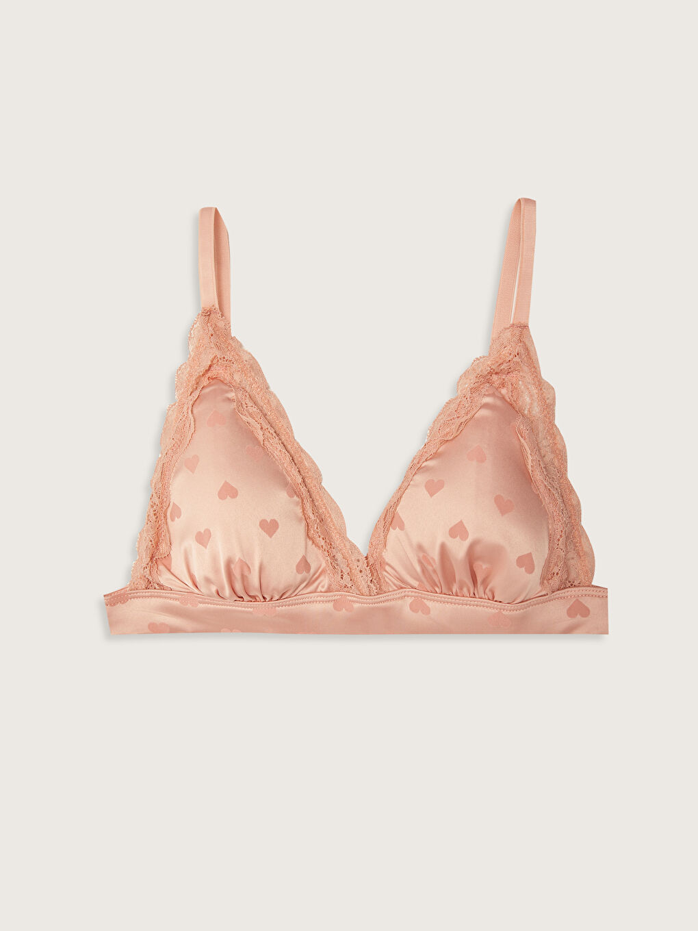 LCW DREAM Heart Patterned Lace Fantasy Bra -W19641Z8-FJH