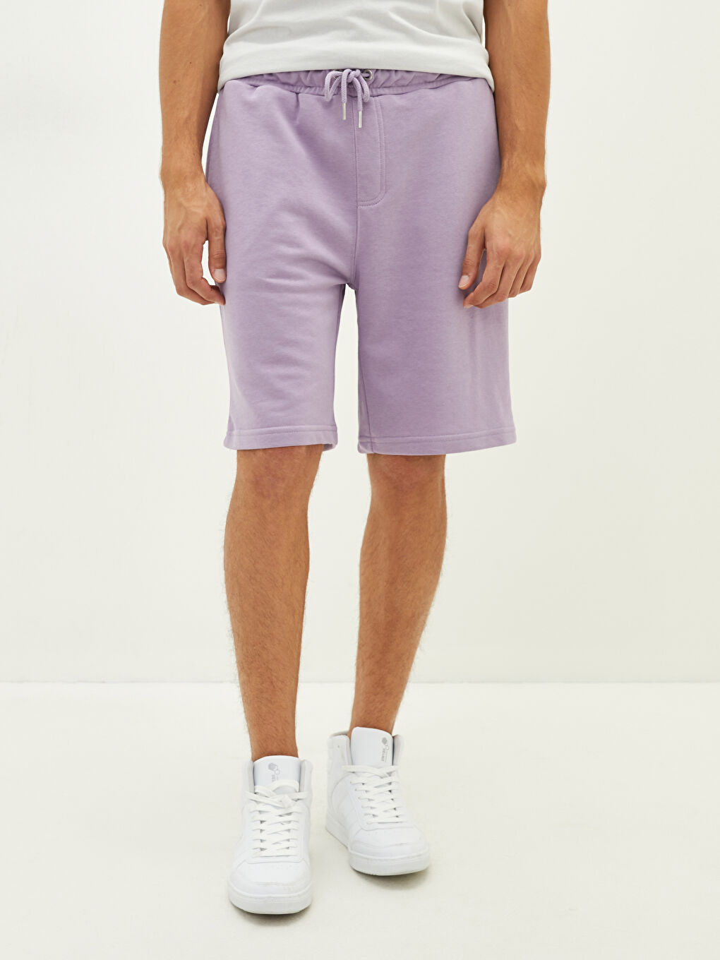 XSIDE Slim Fit Örme Erkek Şort -W19648Z8-RUZ
