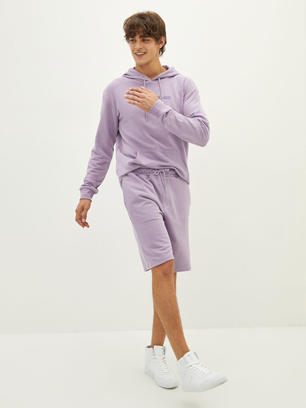 XSIDE Slim Fit Örme Erkek Şort -W19648Z8-RUZ
