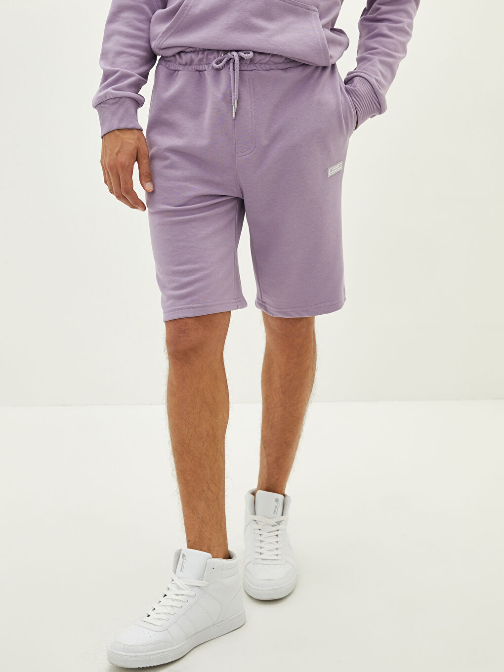 XSIDE Slim Fit Örme Erkek Şort -W19648Z8-RUZ