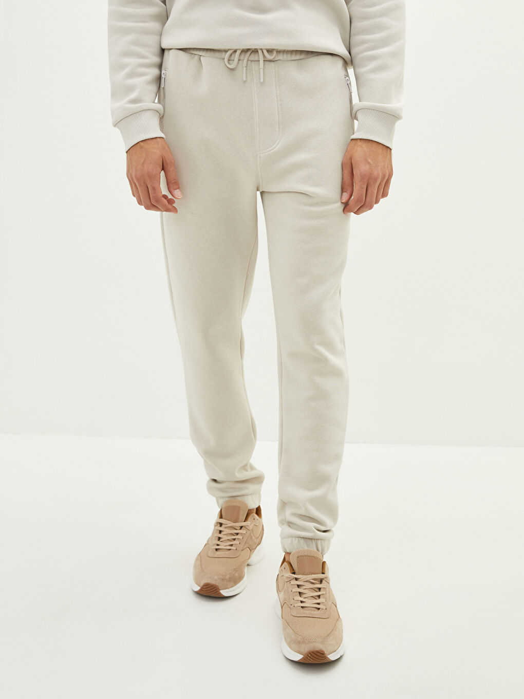 بنطلون رياضي تخين بقصة رفيعة للرجال-3