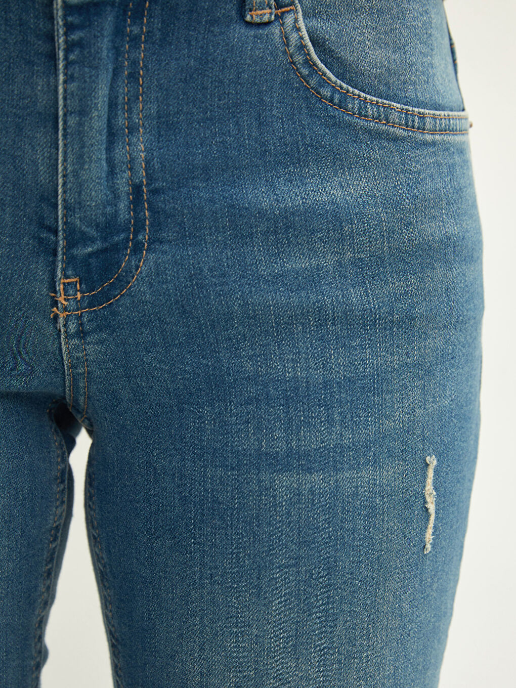 LCW Jeans Normal Waist Mercury Skinny Fit Women's Rodeo Jean Trousers with Pocket Detail -W19687Z8-507