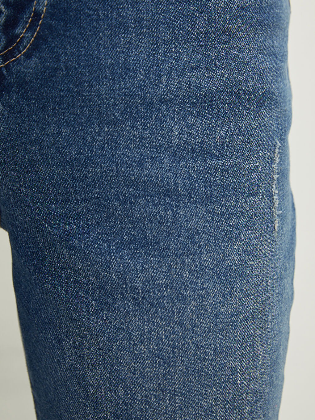 High Waisted Straight Fit Pocket Detailed Women's Rodeo Denim Trousers-2