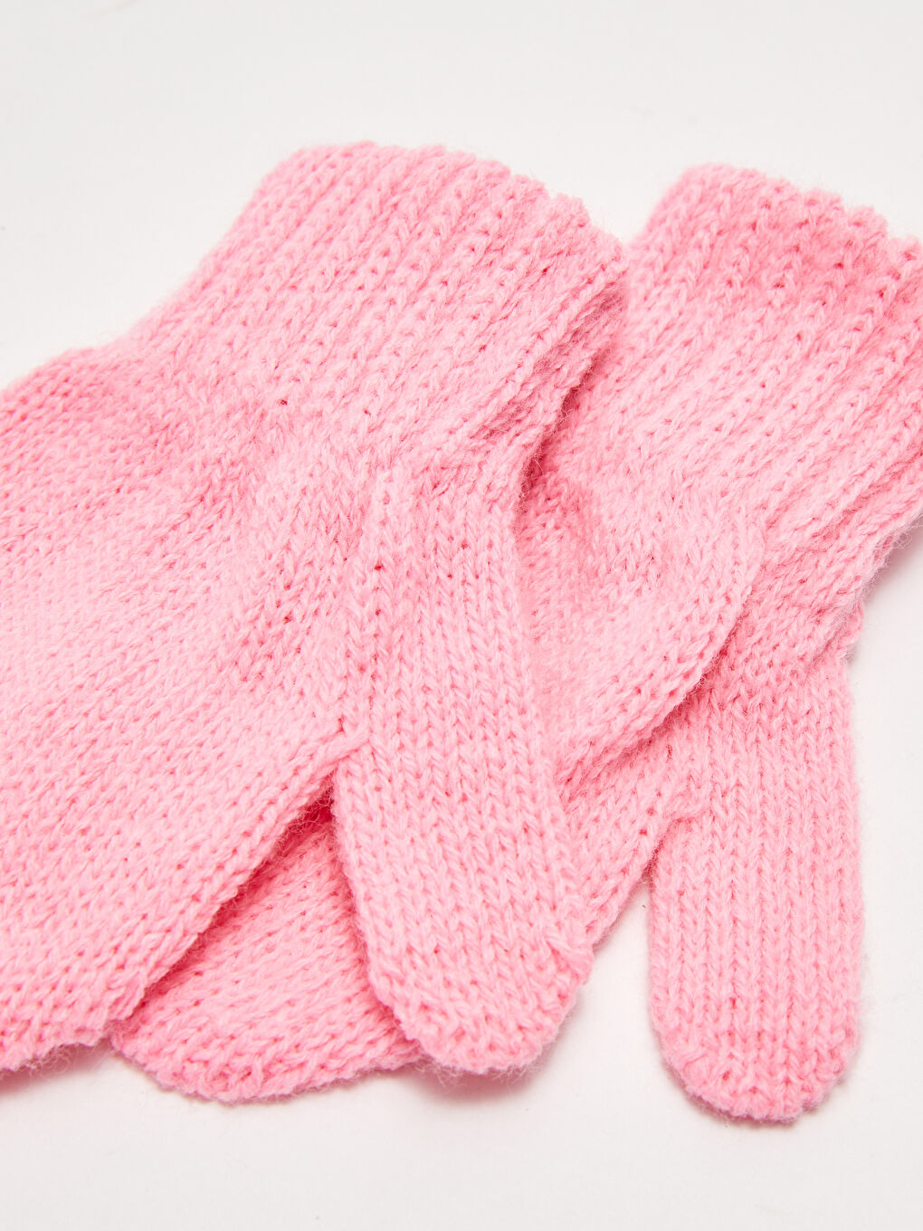 LCW baby Basic Baby Girls' Knitwear Gloves 2 Pack -W19723Z1-CT3