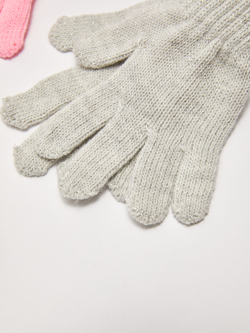 LCW baby Basic Baby Girls' Knitwear Gloves 2 Pack -W19723Z1-CT3