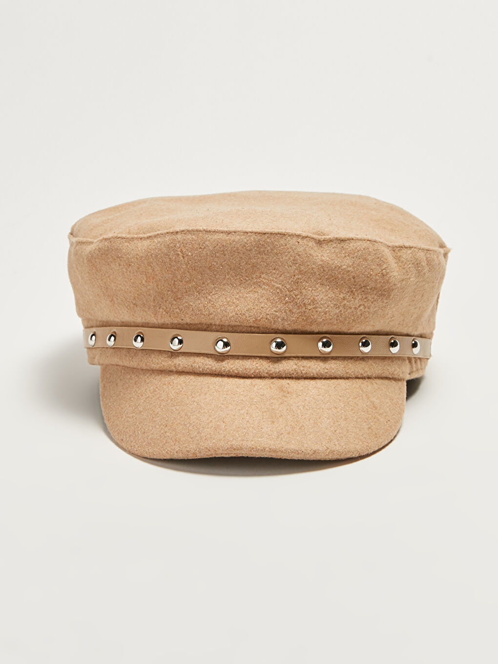Bej Kaşe Kadın Denizci Şapka-1