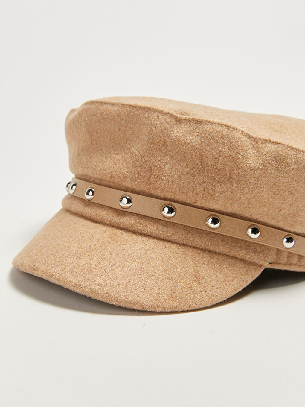 Bej Kaşe Kadın Denizci Şapka-2