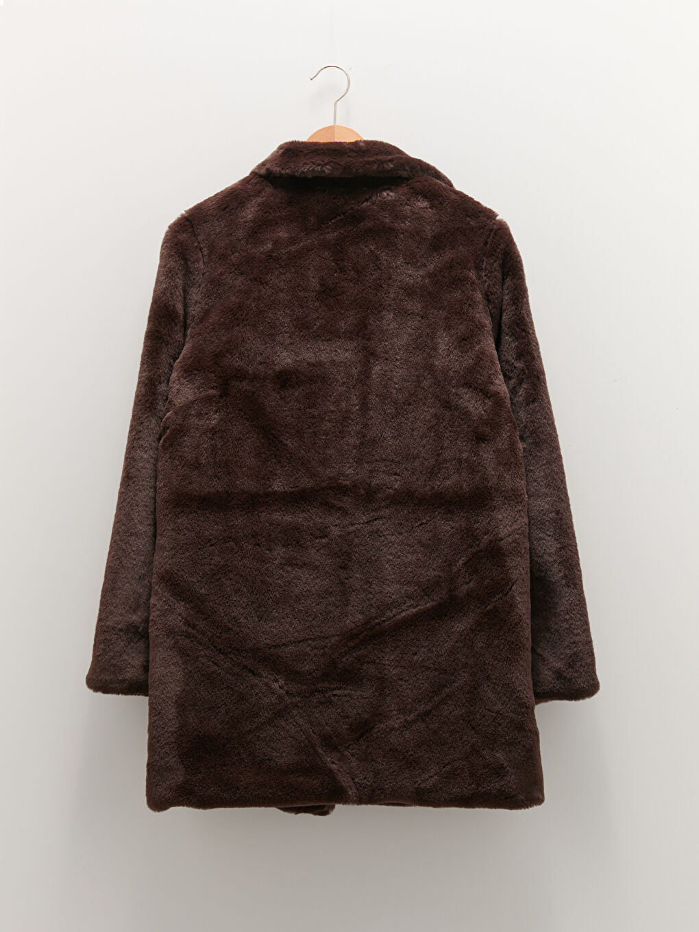 LCWAIKIKI Classic Jacket Collar Straight Pocket Detailed Long Sleeve Thick Women's Coat -W19755Z8-QM4