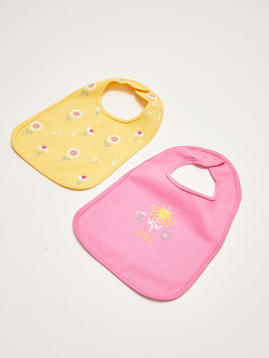 Printed Baby Girls' Bib 2 Pack