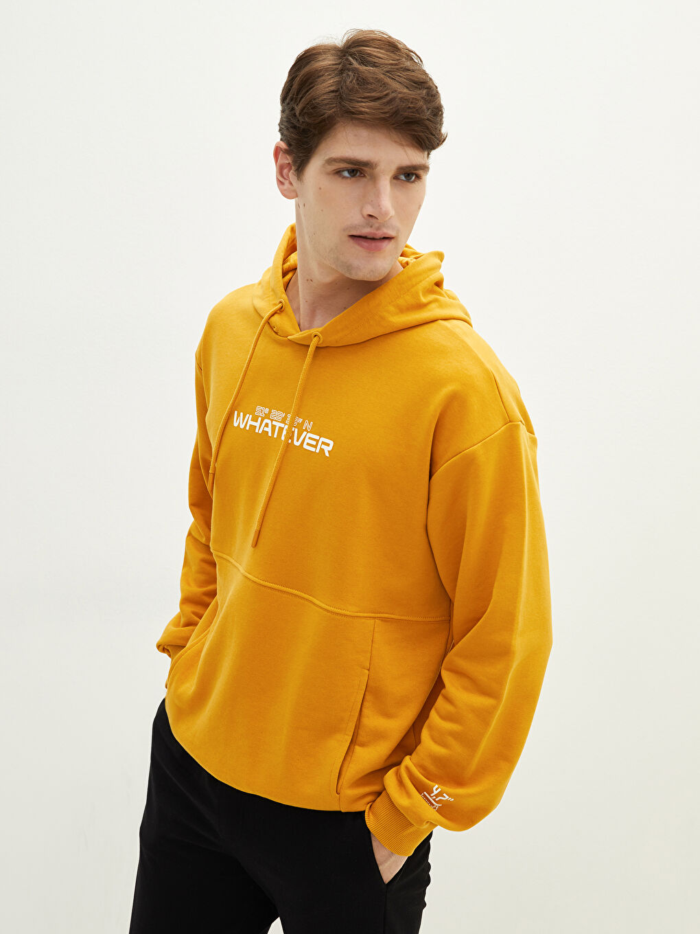 Long Sleeve Printed Men's Hoodie-2