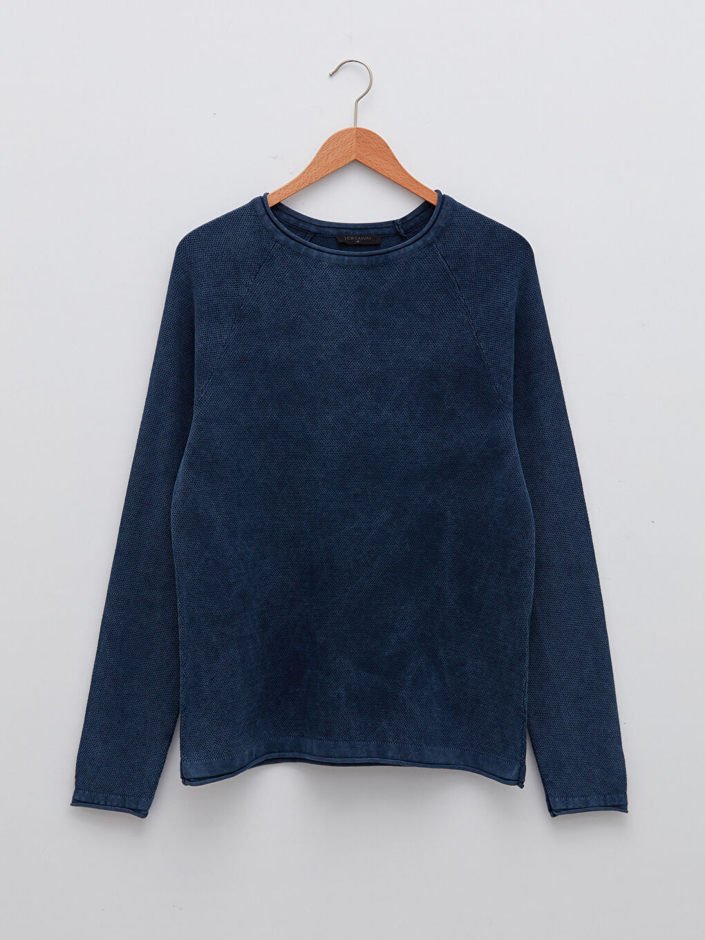 XSIDE Rundhalsausschnitt Langarm Dünner Herren Strickpullover -W19814Z8-K1Y