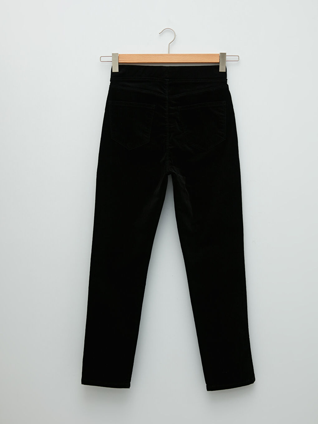 Samt-Hose für Damen mit Schlanker Passform und Elastischem Bund-6