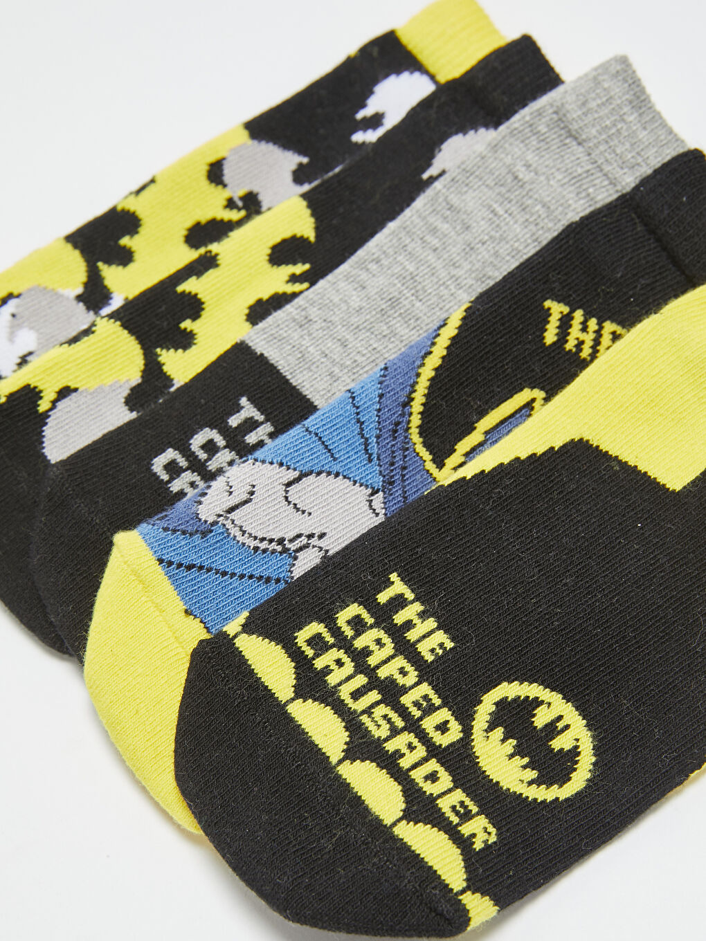 Chaussettes d'entraînement pour Garçons à Motifs Batman Lot de 5 pièces-2