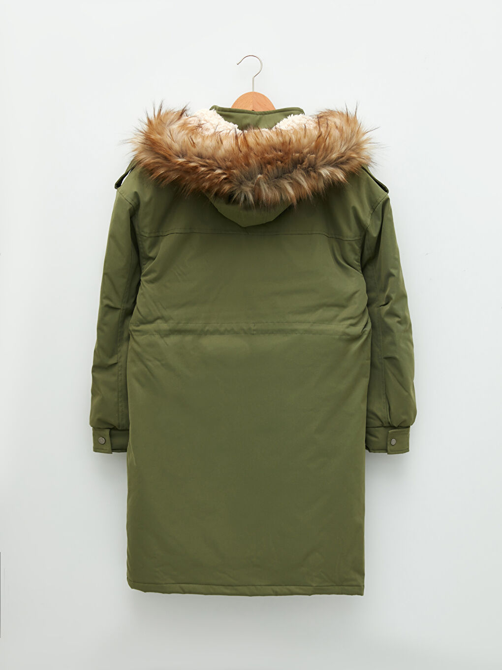 Žena TAMNO ZELENA Puffer jakna/napuhana deblja jakna-6