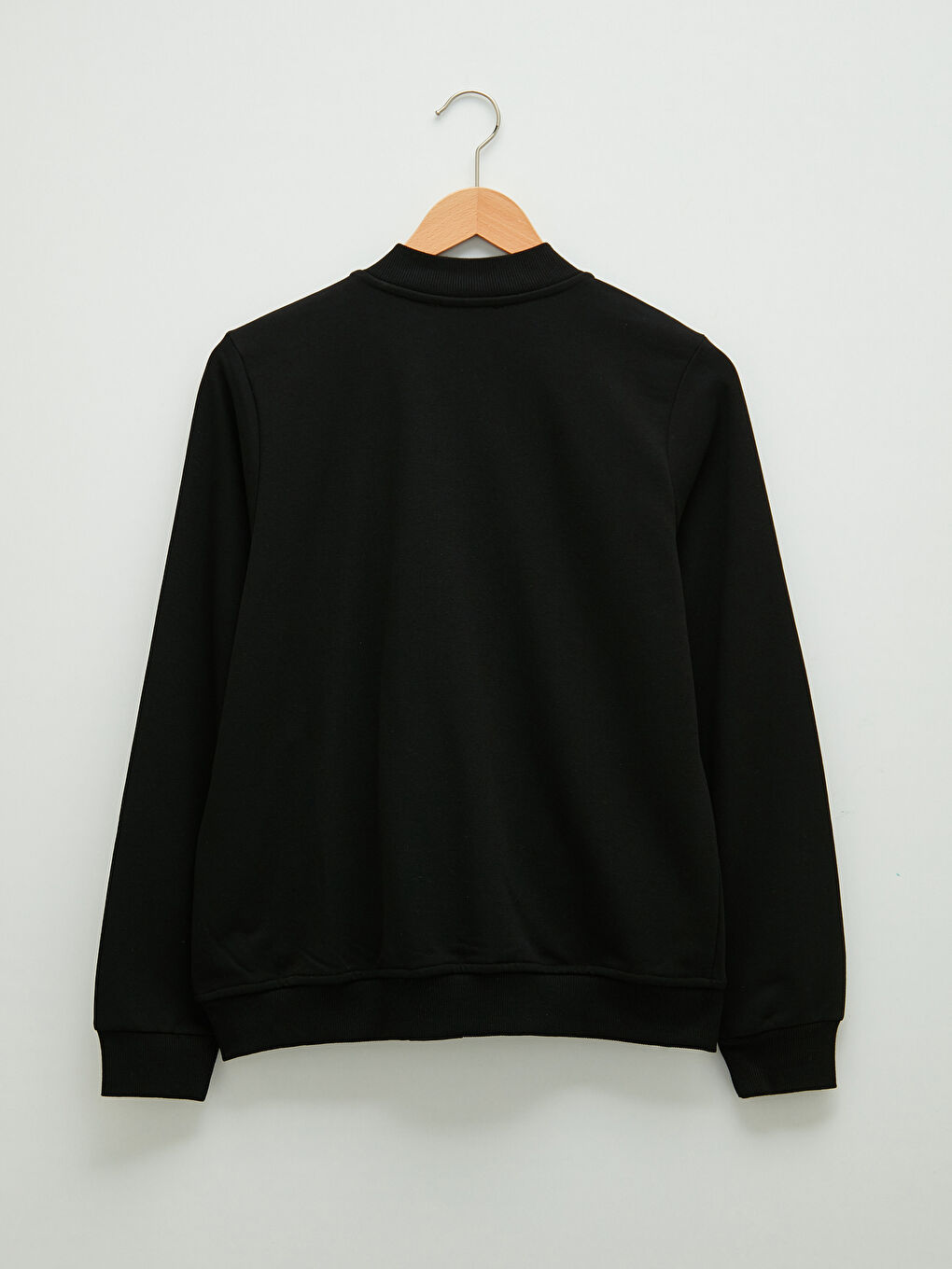 Базовый кардиган с длинным рукавом и воротником колледж для женщин-5