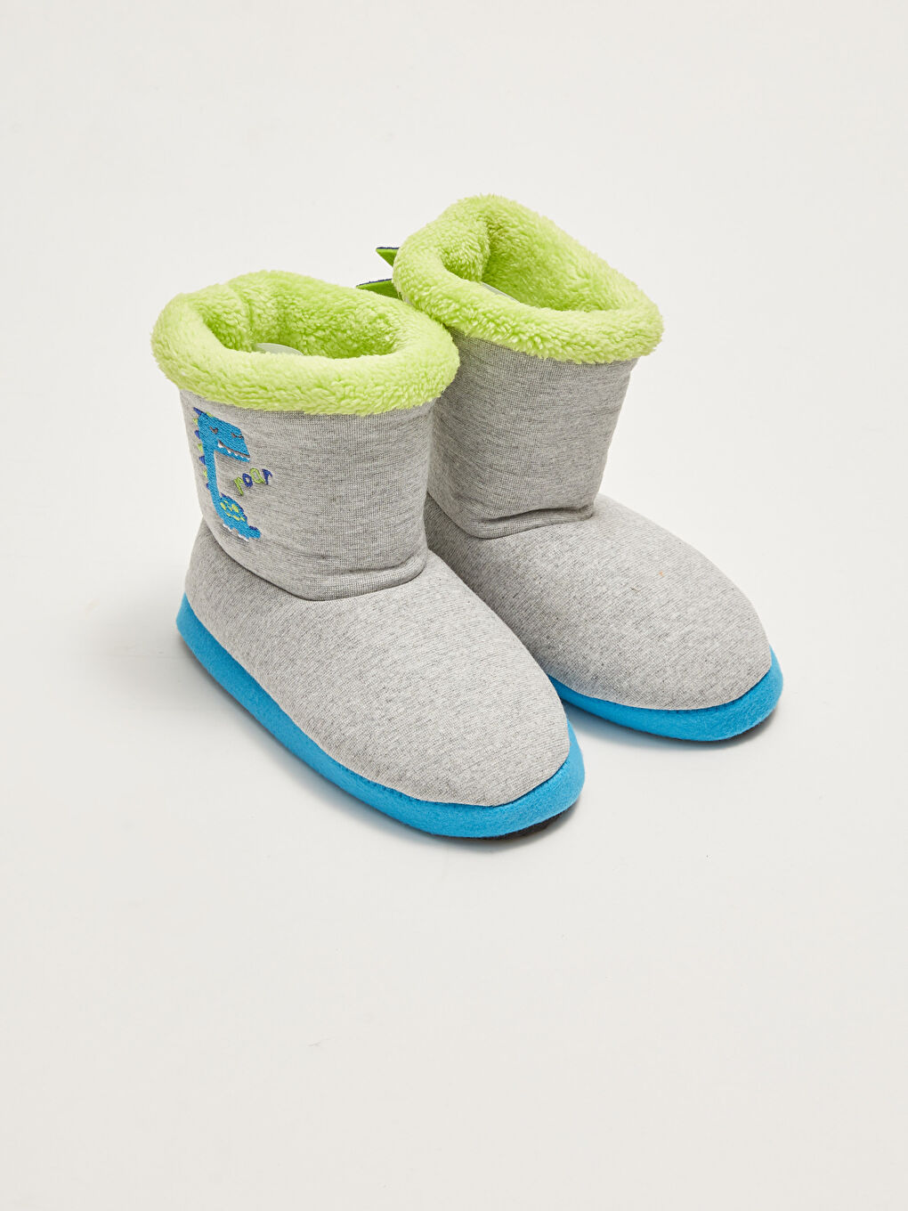 LCW STEPS 3D Felt and Embroidery Detailed Baby Boy House Boot -W19972Z1-RQ0