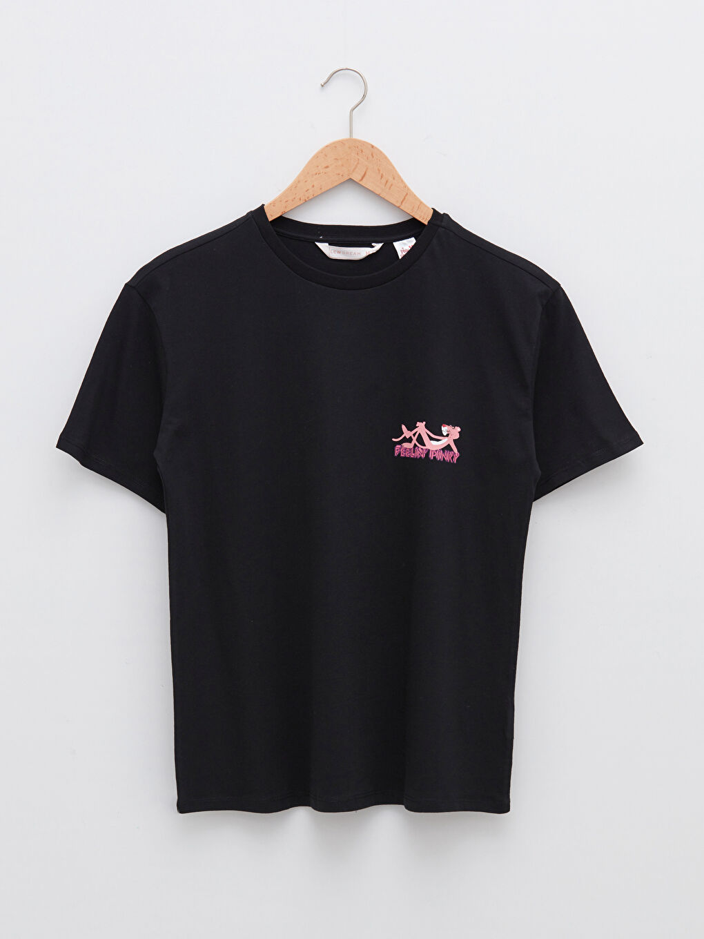 سێتی بیجامەی ئافرەتان - یه‌خه‌ خڕ چاپکراوی پینک پانته‌ر قۆڵ كورت جێرسی-6