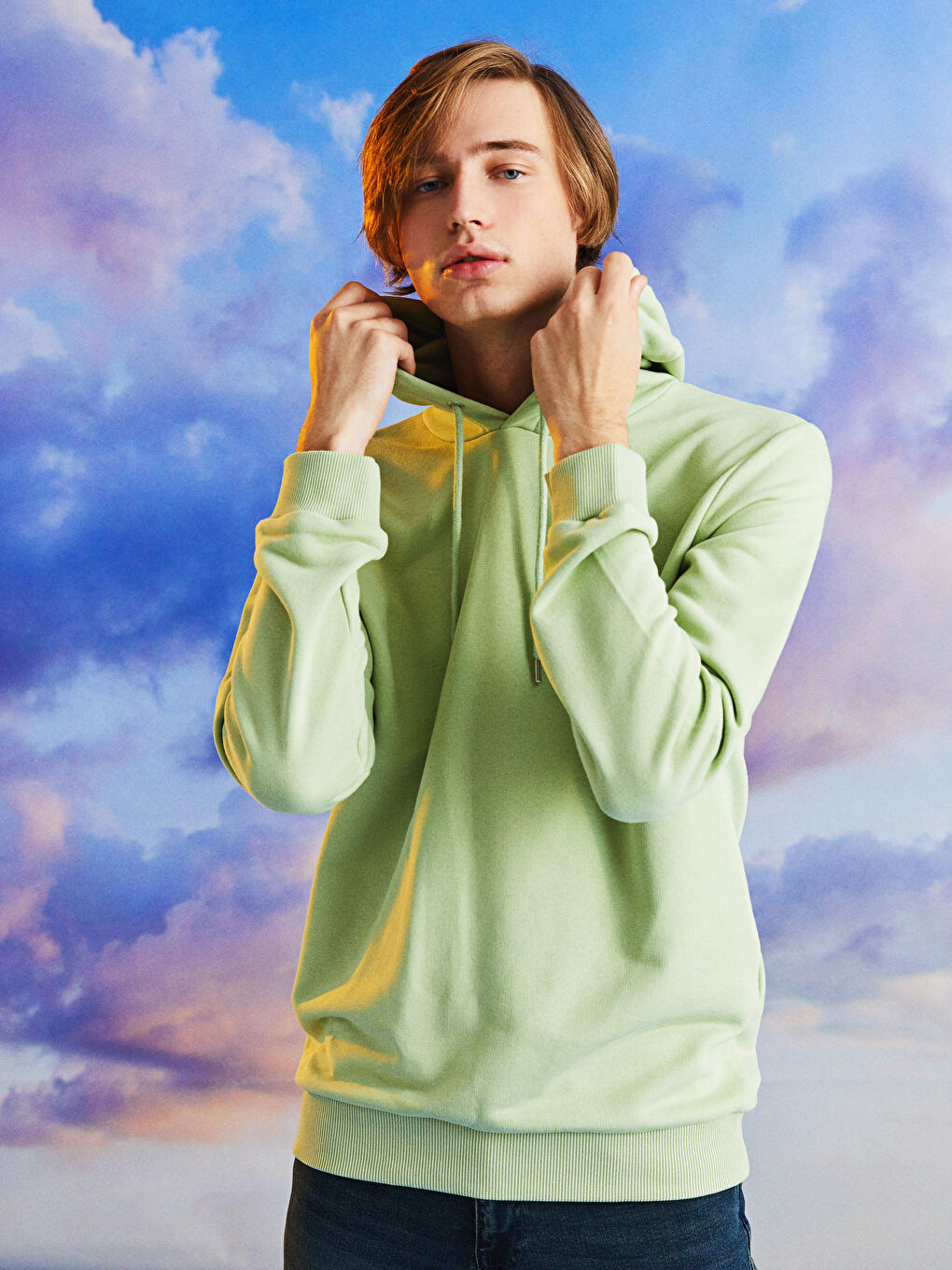 Long Sleeve Printed Men's Hoodie-1