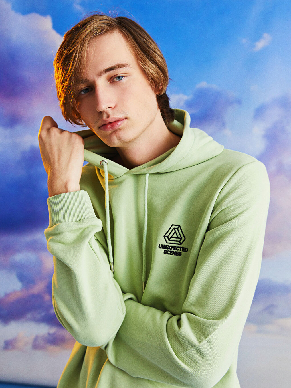 Long Sleeve Printed Men's Hoodie-2