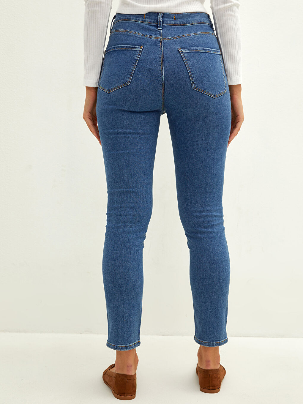 Mercury Skinny Fit Women's Rodeo Jean Pants with Pocket Detail-4